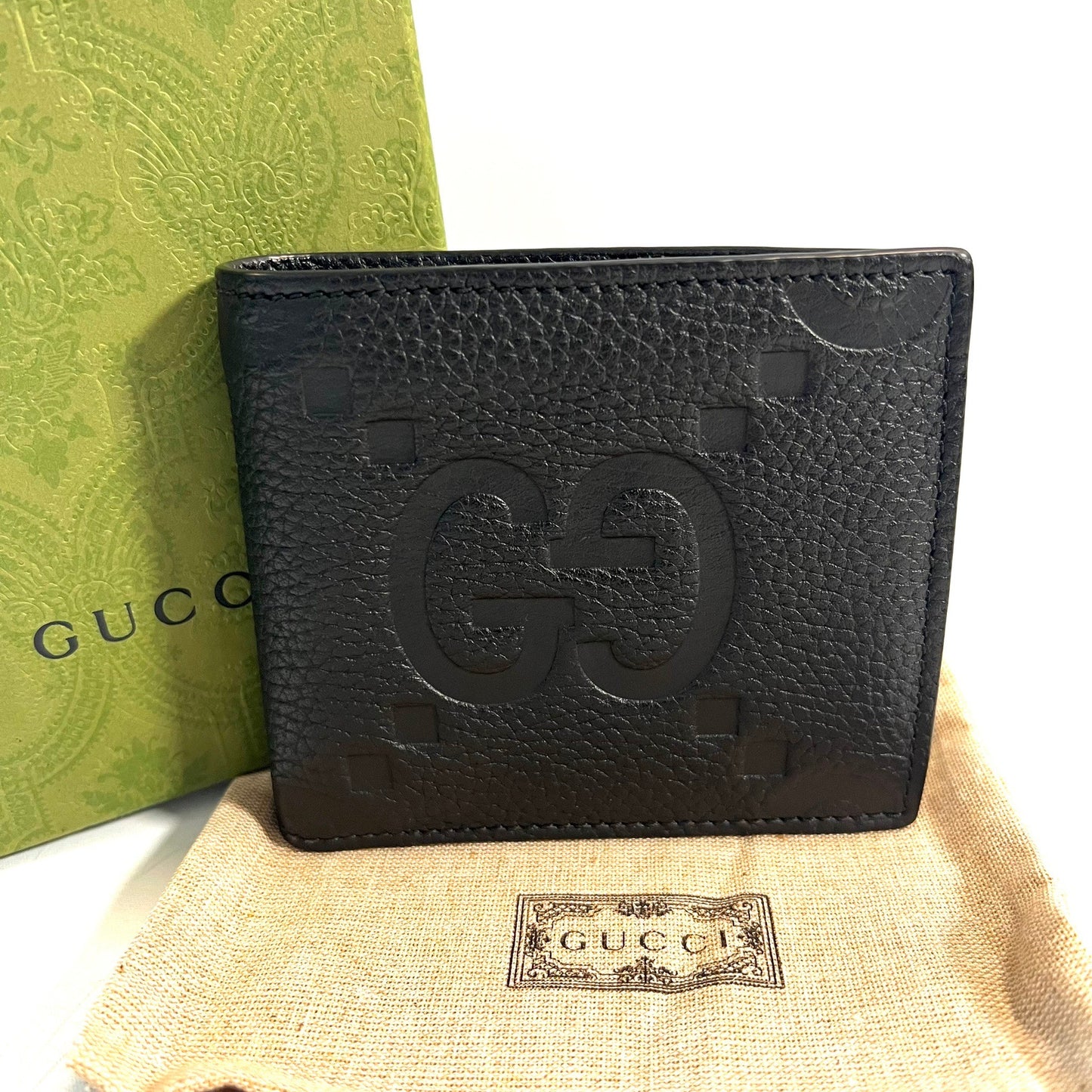 GUCCI Jumbo GG Bi-fold Wallet