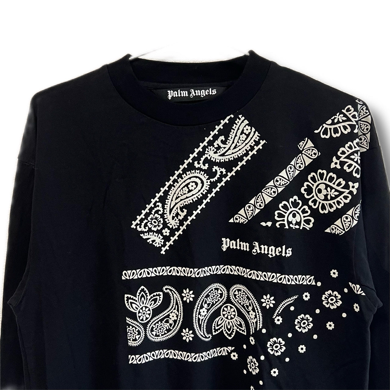 Palm Angels パームエンジェルス ロングTシャツ ペイズリー