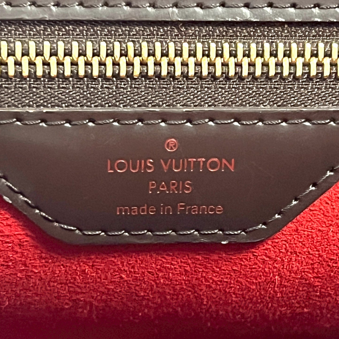 ルイヴィトン ハンドバッグ ダミエ エベヌ ベルガモ MM 2WAY