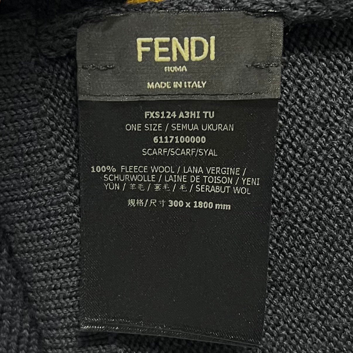 FENDI Bag Bugs Monster Scarf