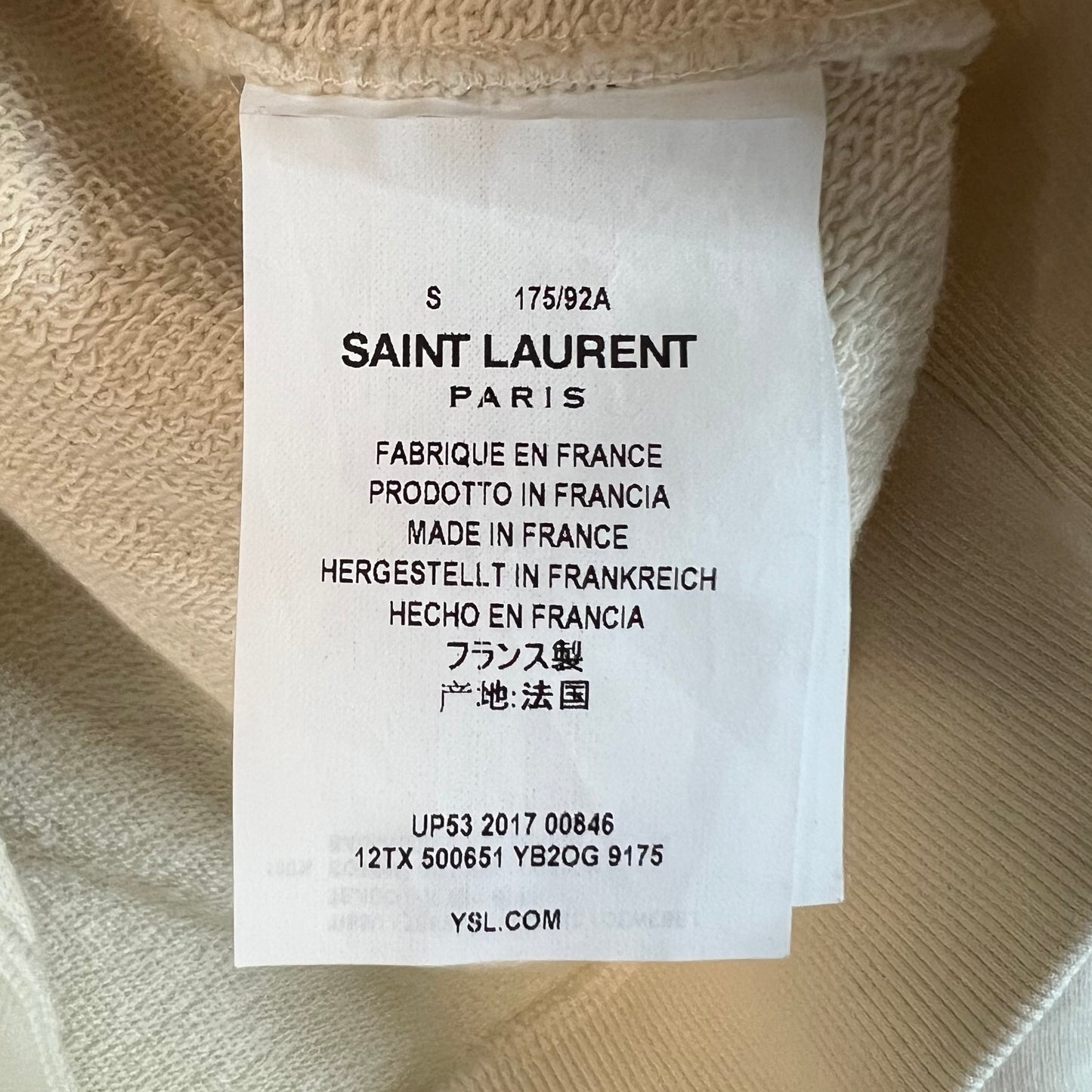 SAINT LAURENT サンローラン 18SS スウェット