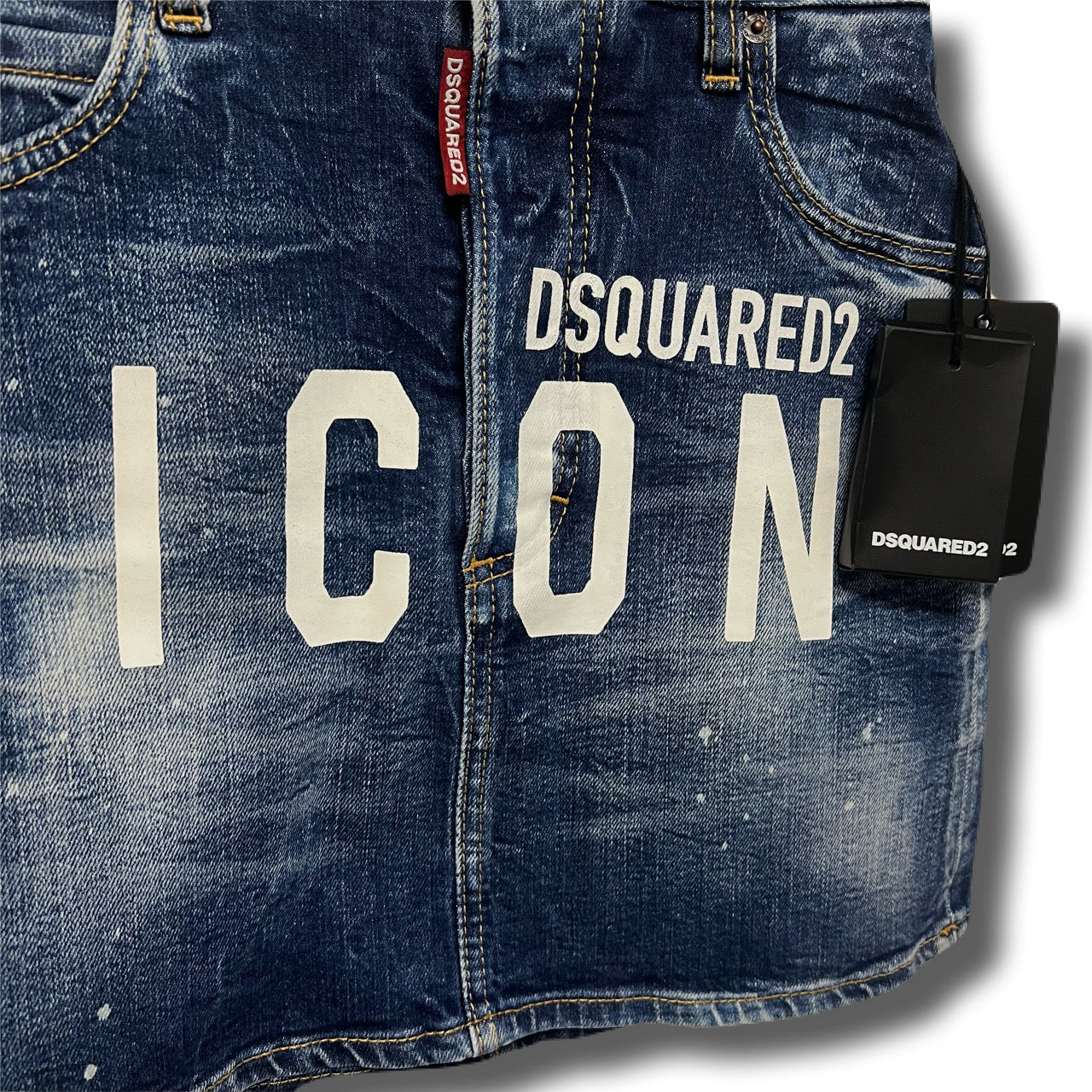 DSQUARED2 ディースクエアード ICON デニムスカート ショートパンツ
