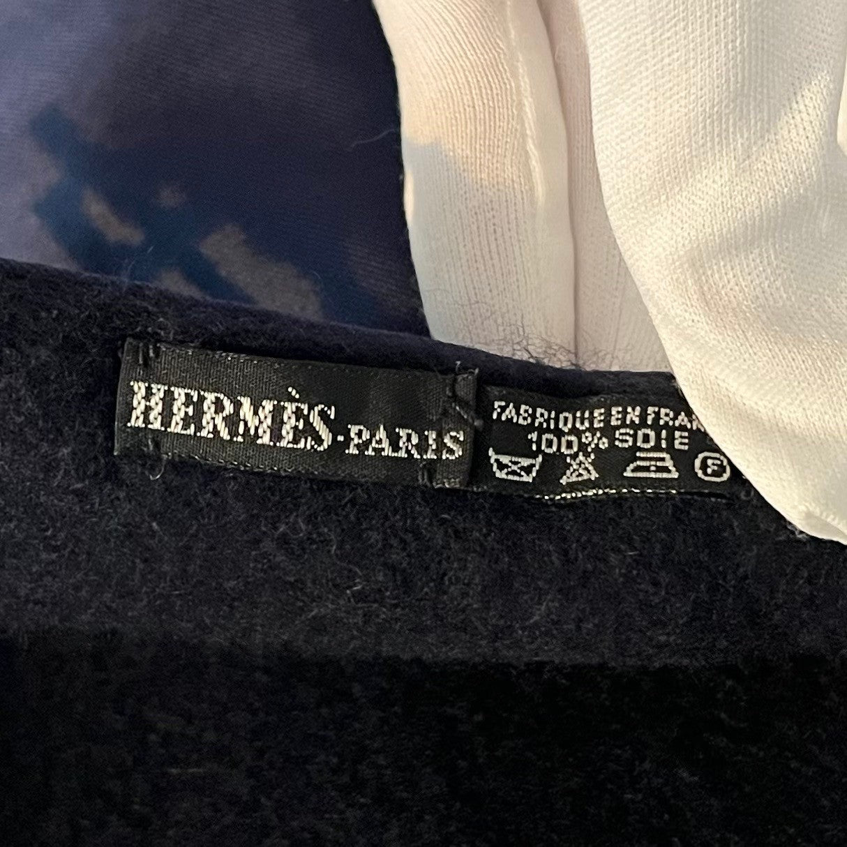 HERMES Hermes Scarf Stole Zebra