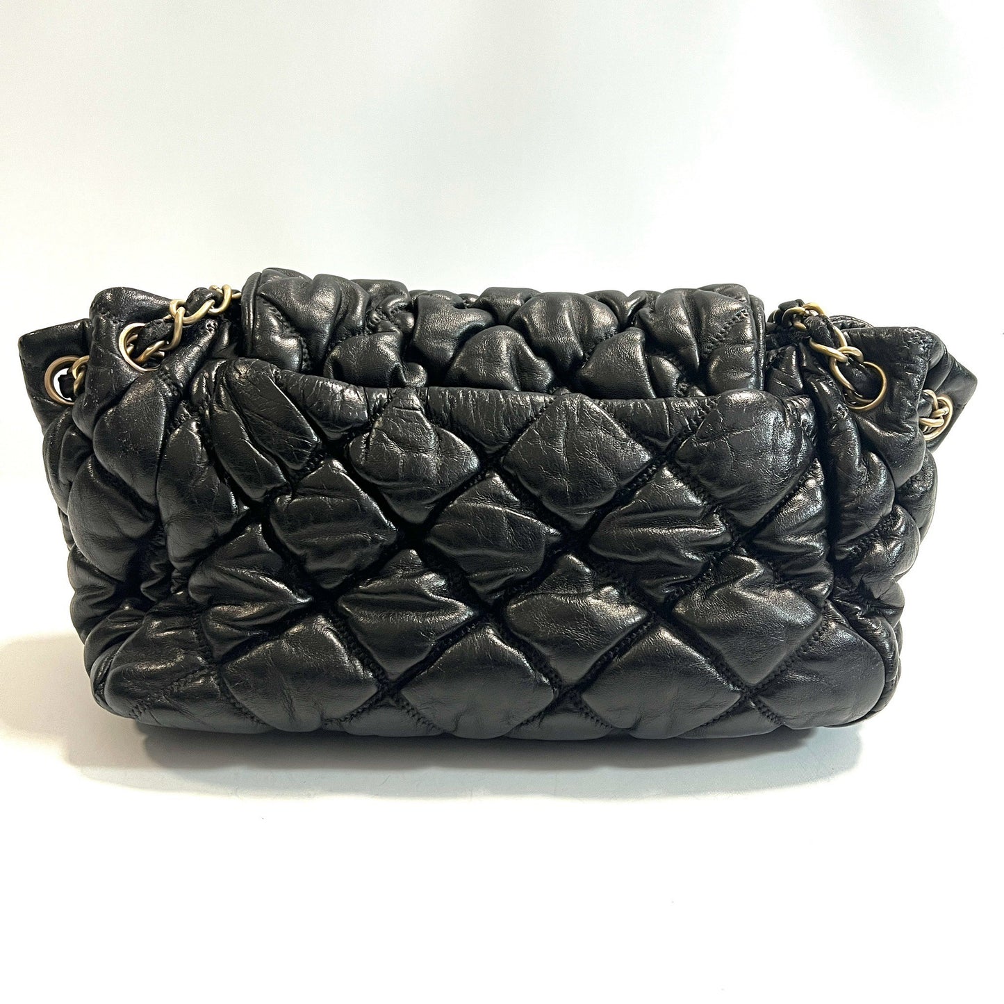 CHANEL シャネル ワンショルダーバッグ バブルキルト マトラッセ