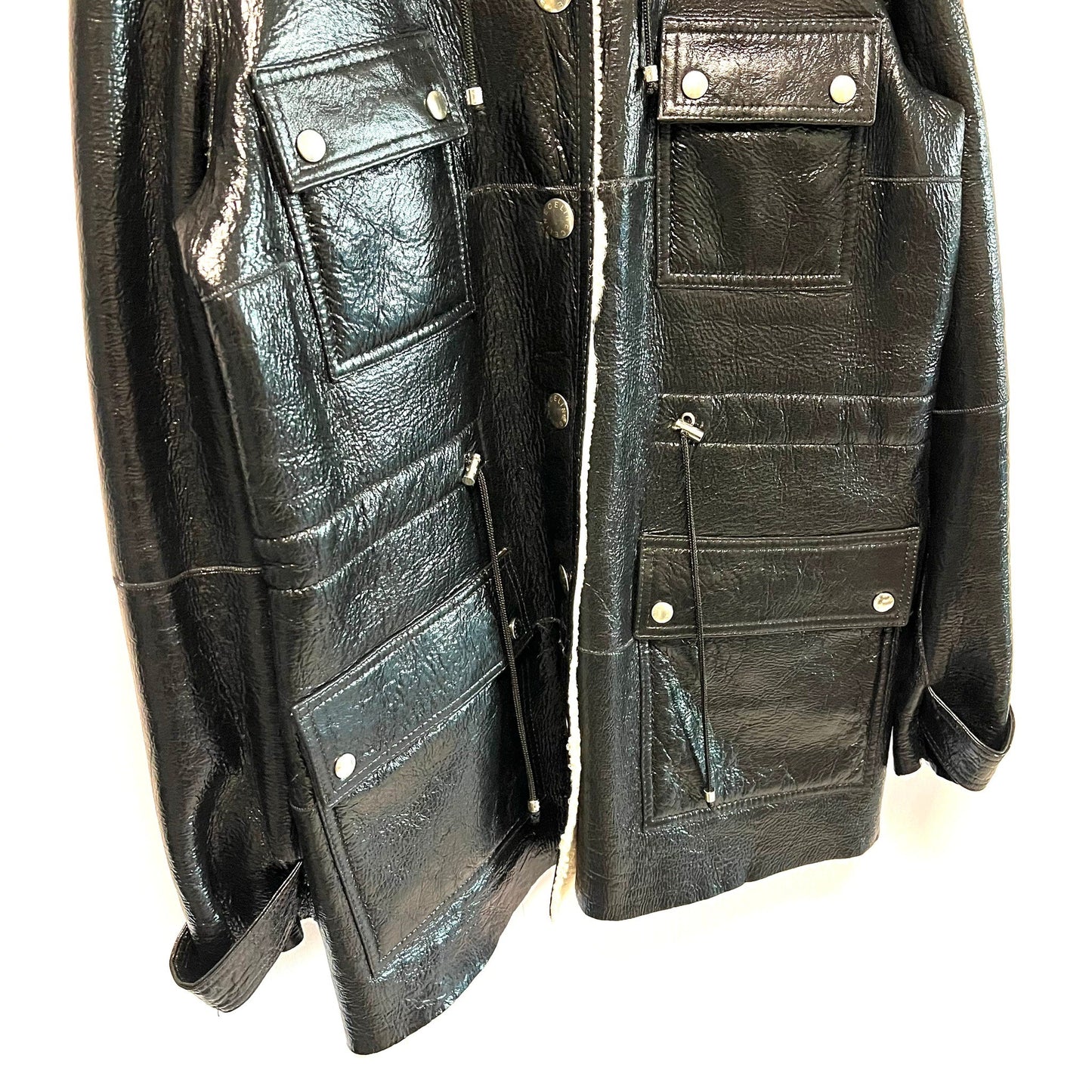CELINE セリーヌ ムートンコート ラムレザージャケット