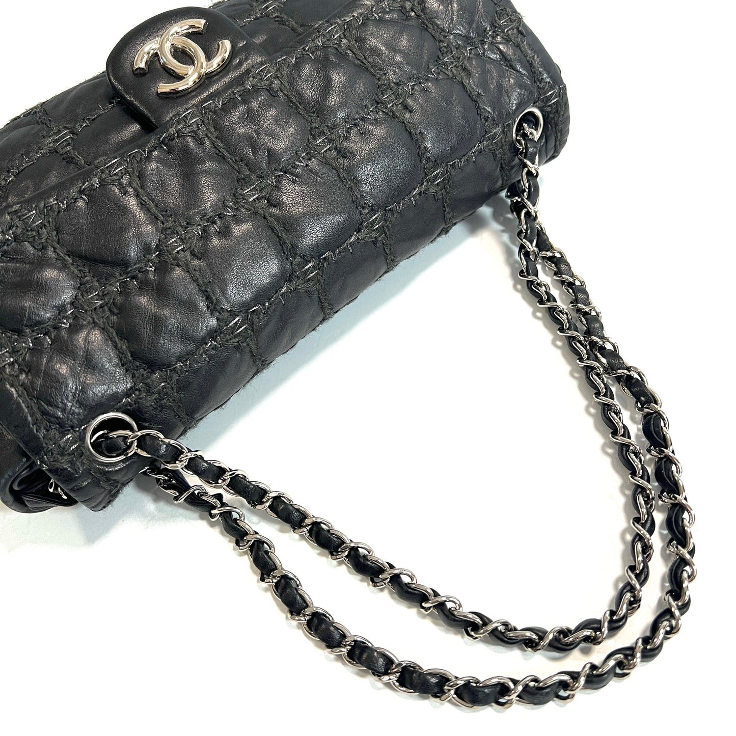 CHANEL シャネル ショルダーバッグ ワイルドステッチ チョコバー