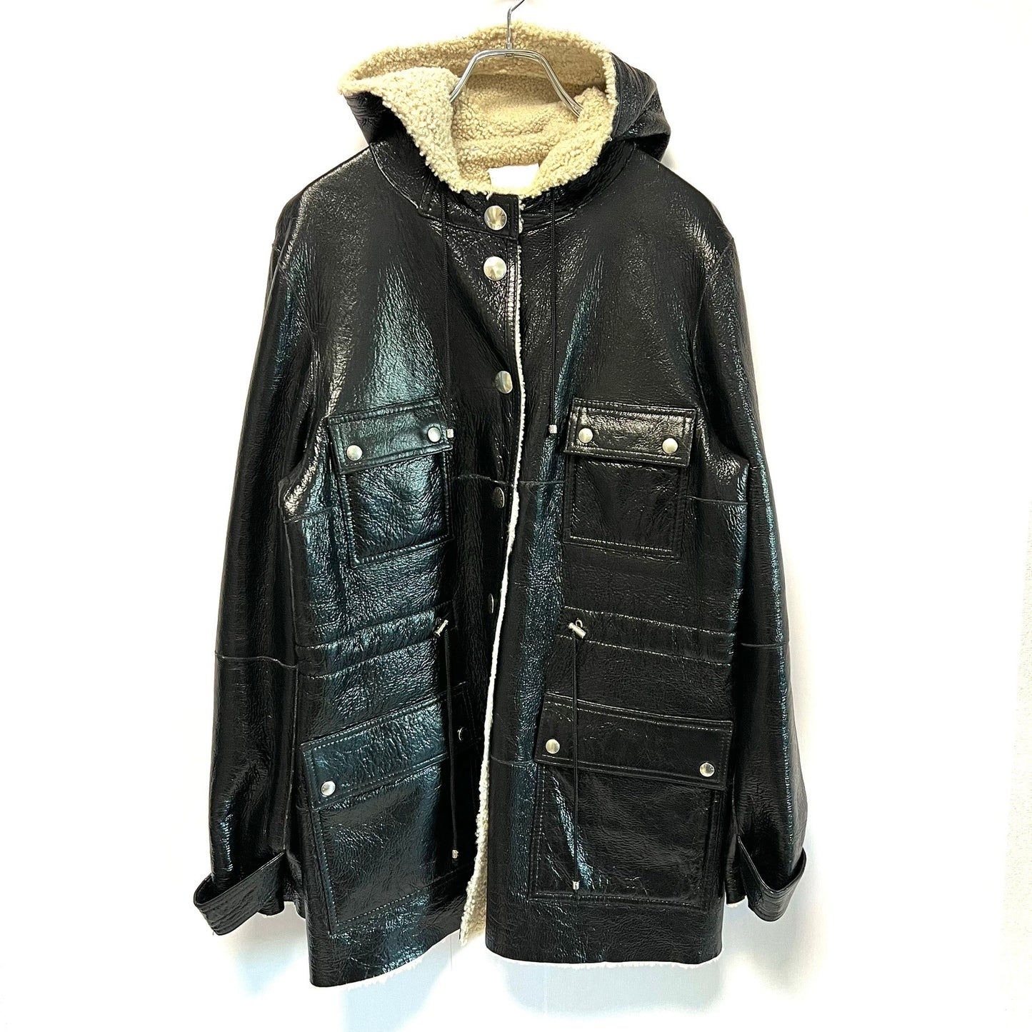 CELINE セリーヌ ムートンコート ラムレザージャケット