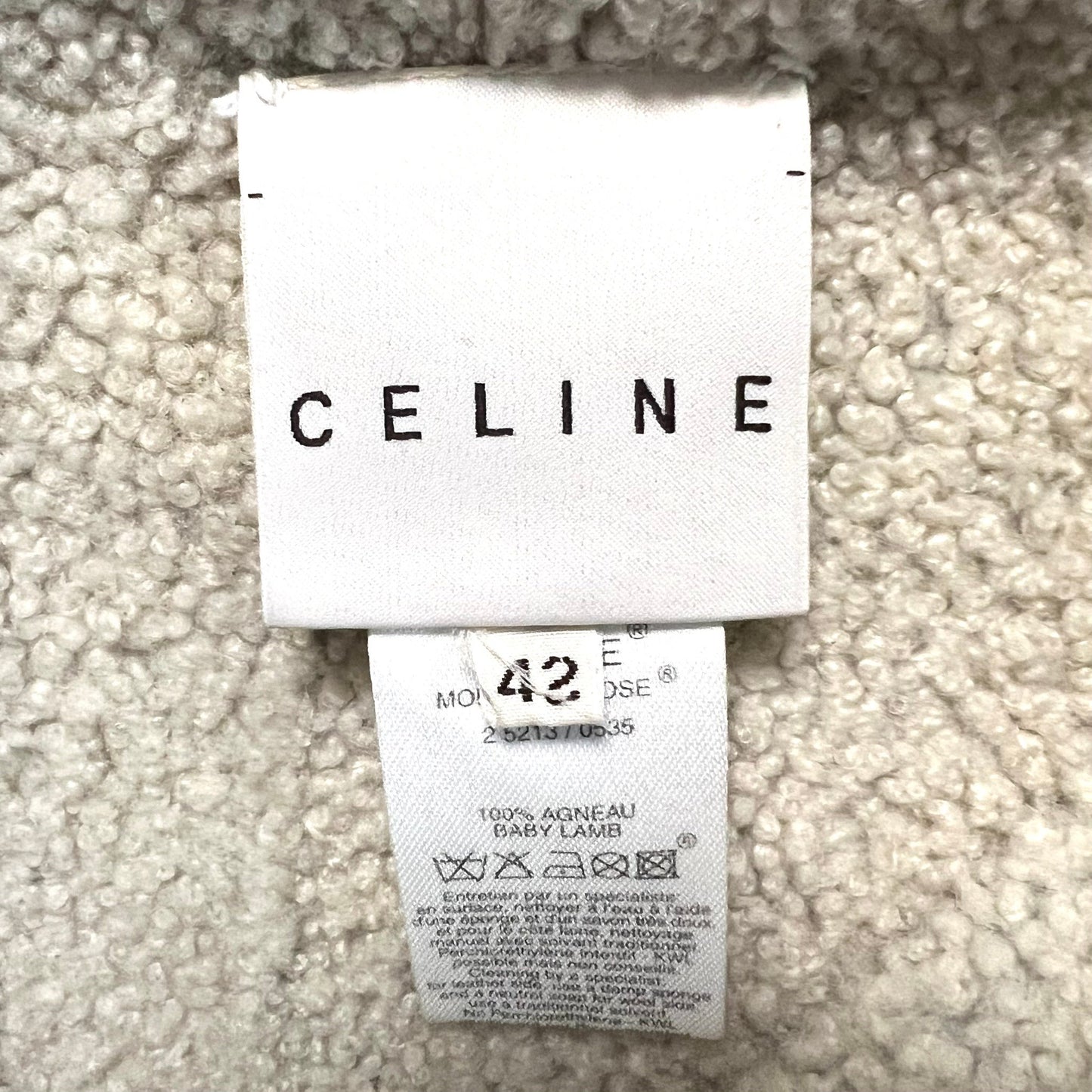 CELINE セリーヌ ムートンコート ラムレザージャケット