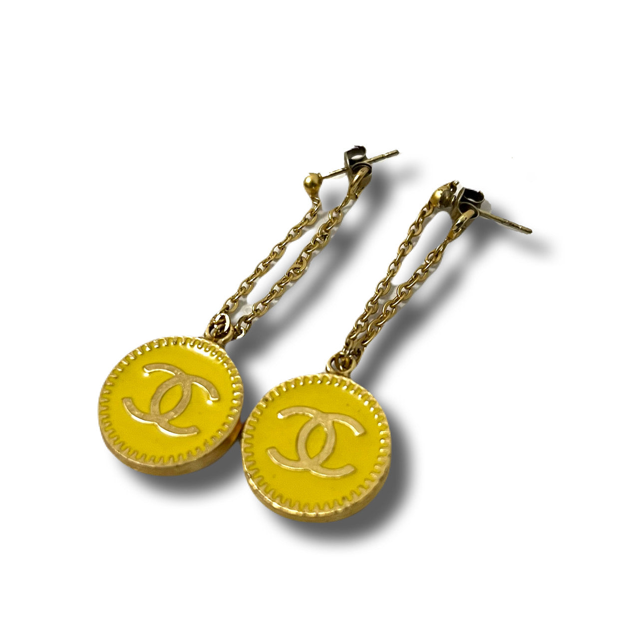 CHANEL シャネル ピアス ココマーク チェーン