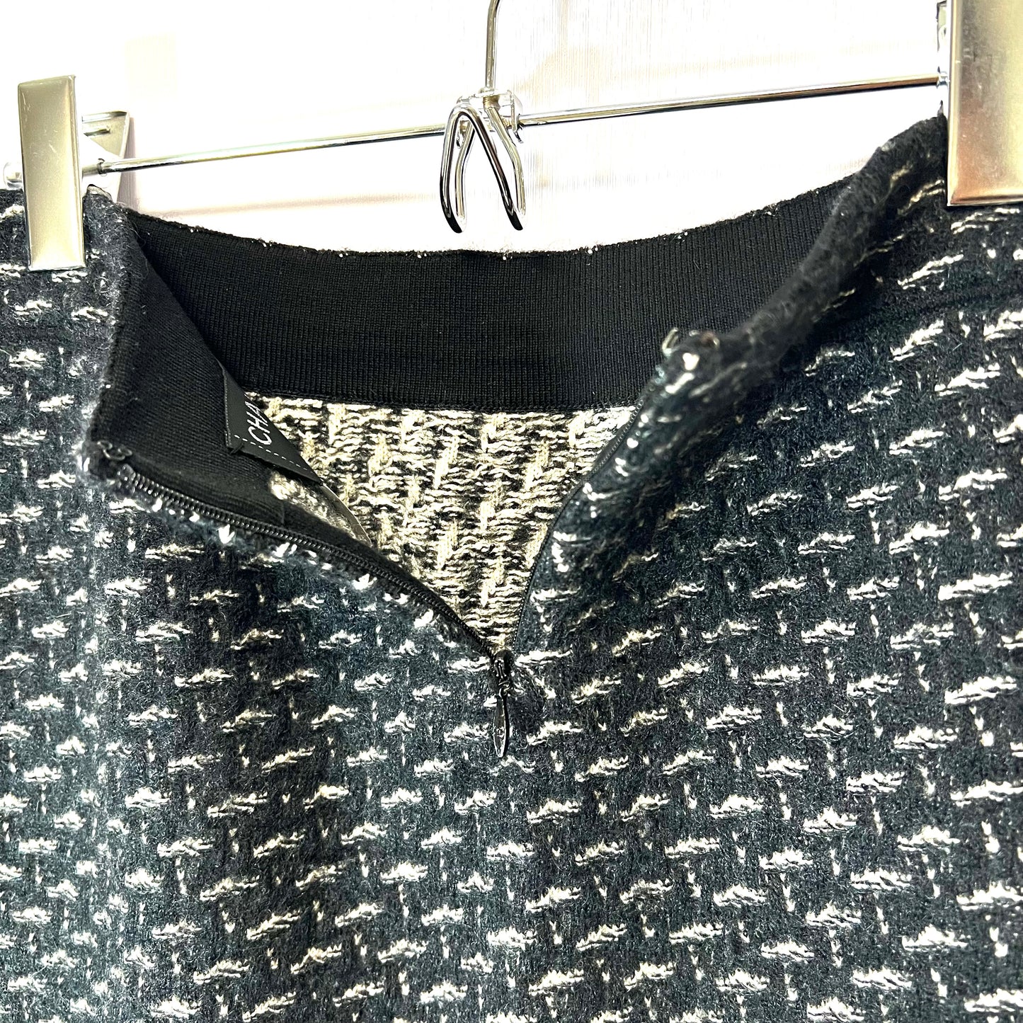 CHANEL シャネル ニットスカート ショート ツイード ココマーク