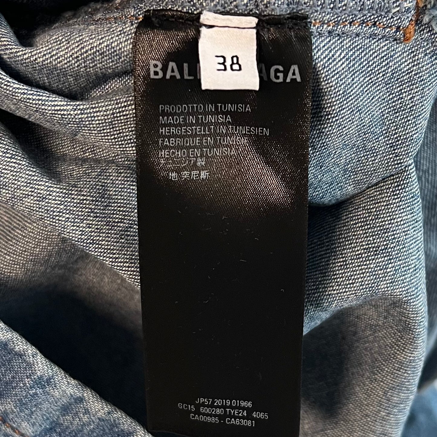 BALENCIAGA バレンシアガ デニムシャツ