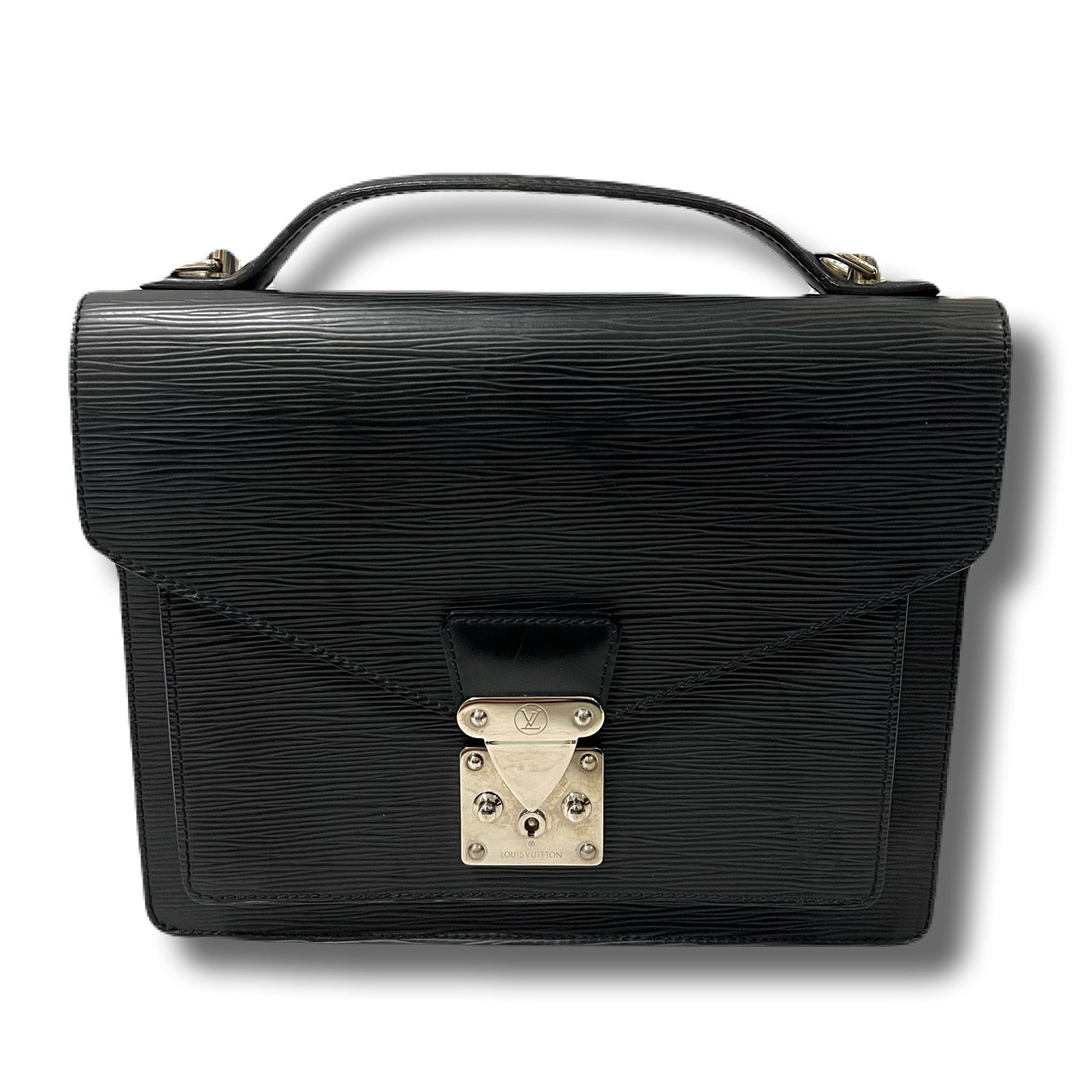 LOUIS VUITTON ルイヴィトン モンソー ハンドバッグ エピ