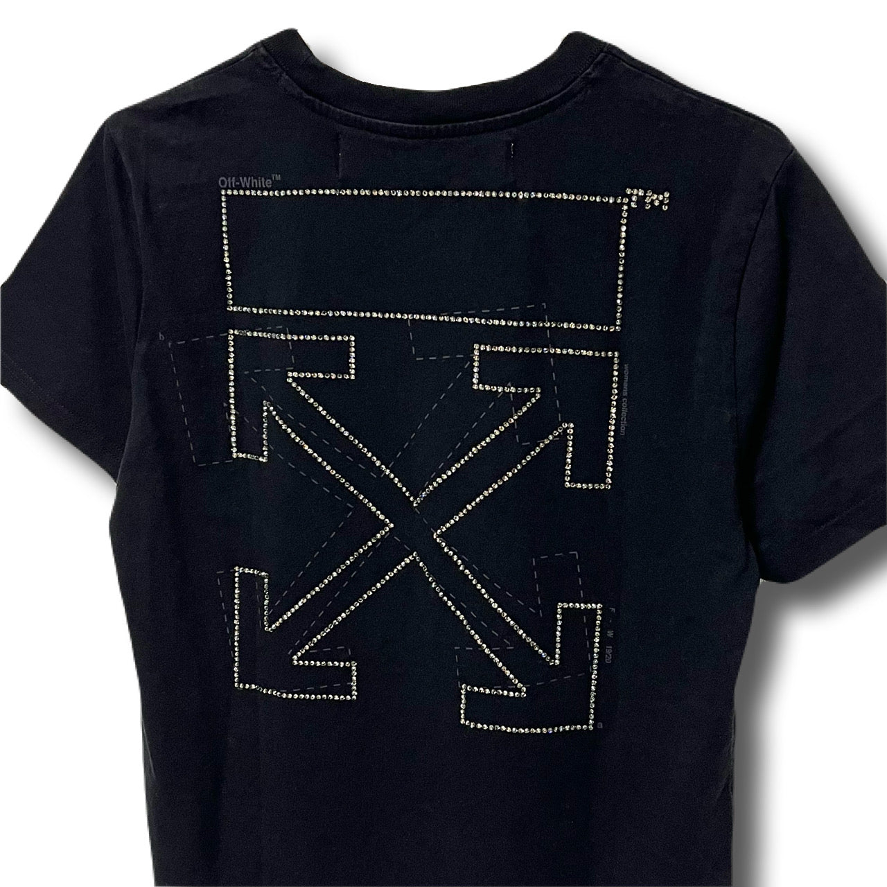 OFF-WHITE オフホワイト Tシャツ スワロフスキー