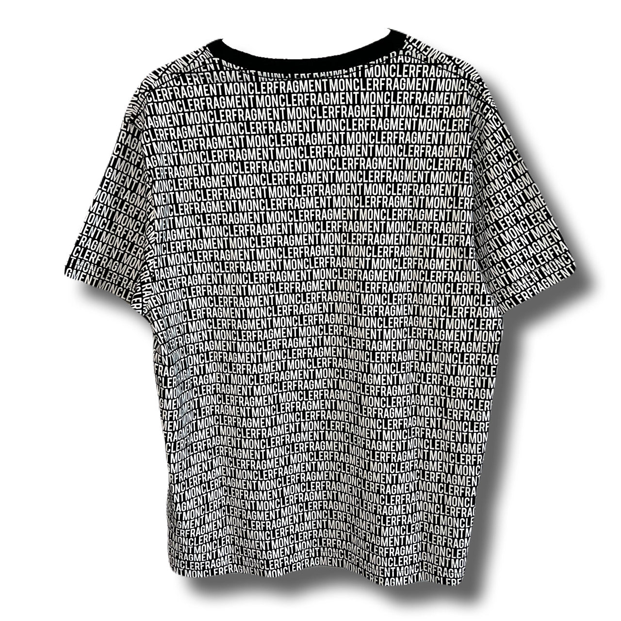 MONCLER モンクレール フラグメント Tシャツ 総柄 ブラック