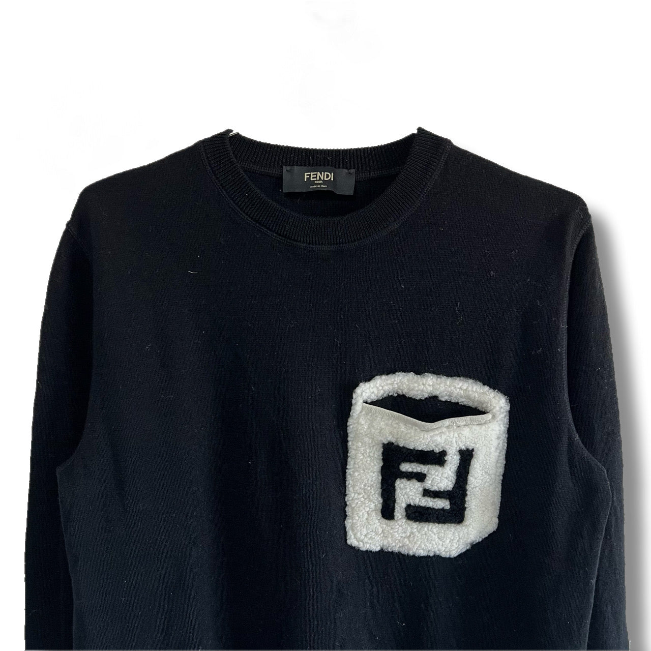 FENDI フェンディ ニット ロゴポケット
