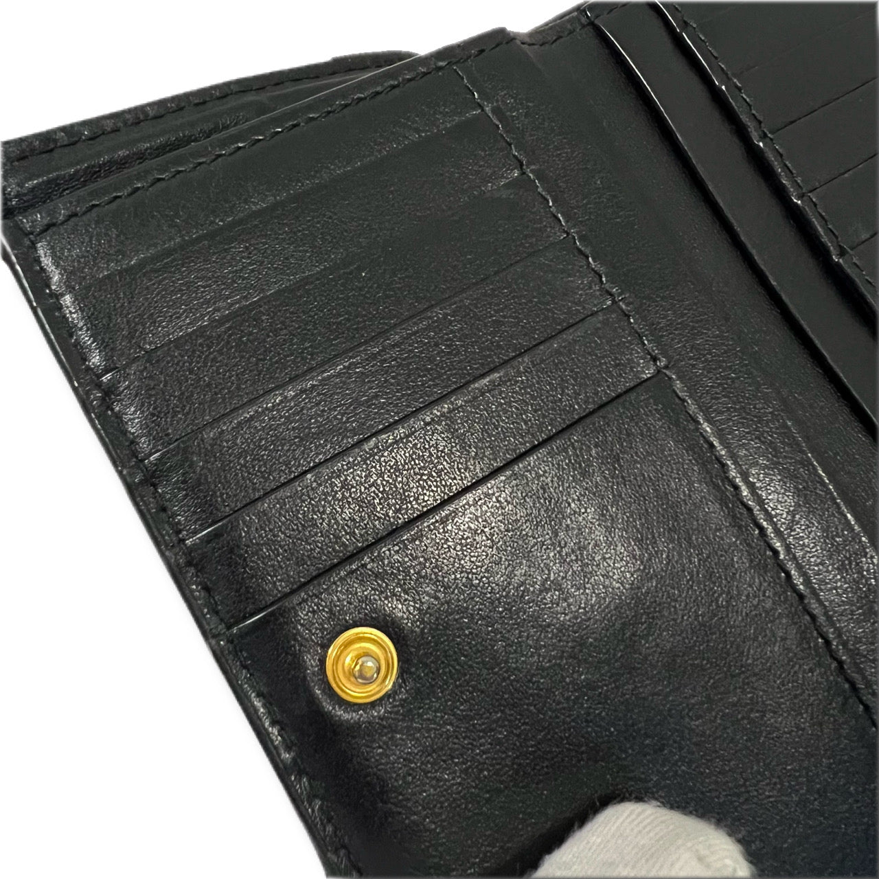 Bottega Veneta Maxi Intrecciato Folding Wallet