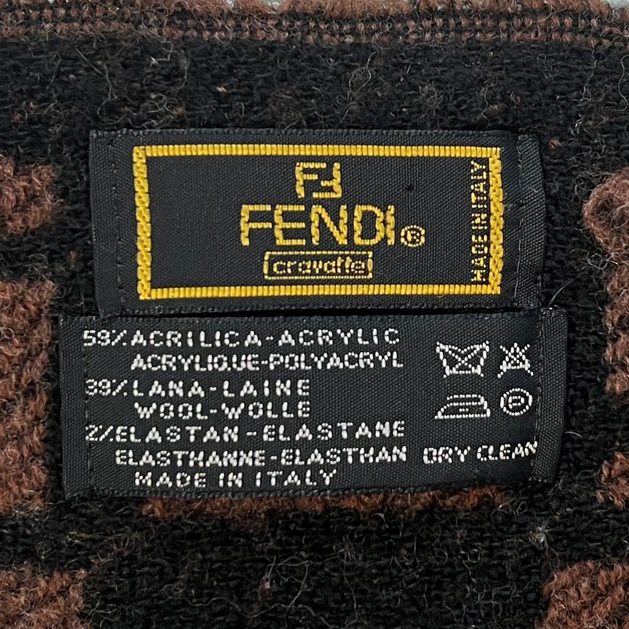 FENDI フェンディ マフラー ズッカ
