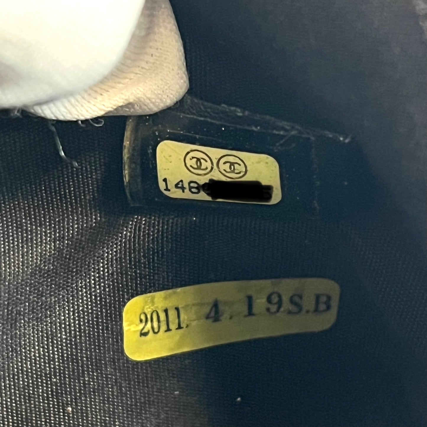 CHANEL Chanel Pouch Coco Mark Black