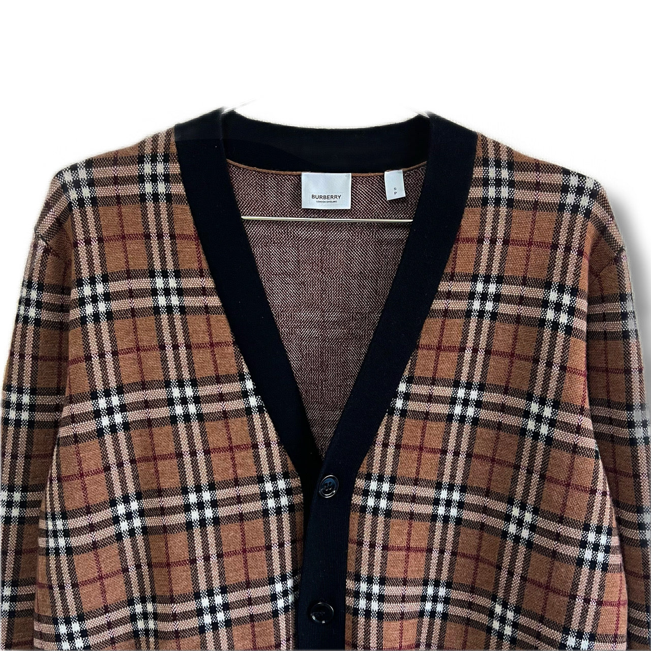 Burberry Thick Cardigan Brown