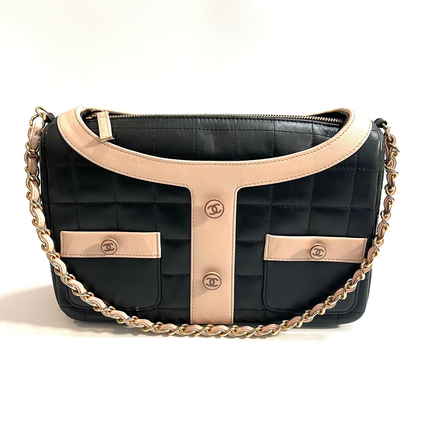 CHANEL シャネル チョコバー ショルダーバッグ ジャケットモチーフ