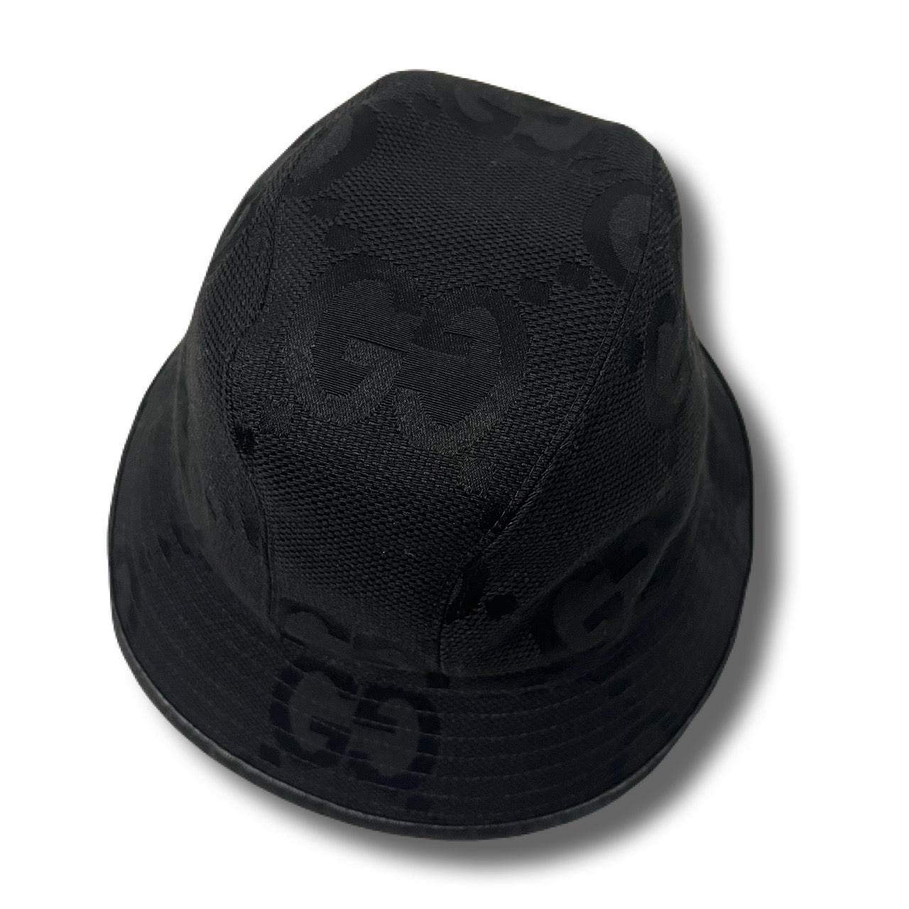 GUCCI グッチ バケットハット ジャンボGGロゴ