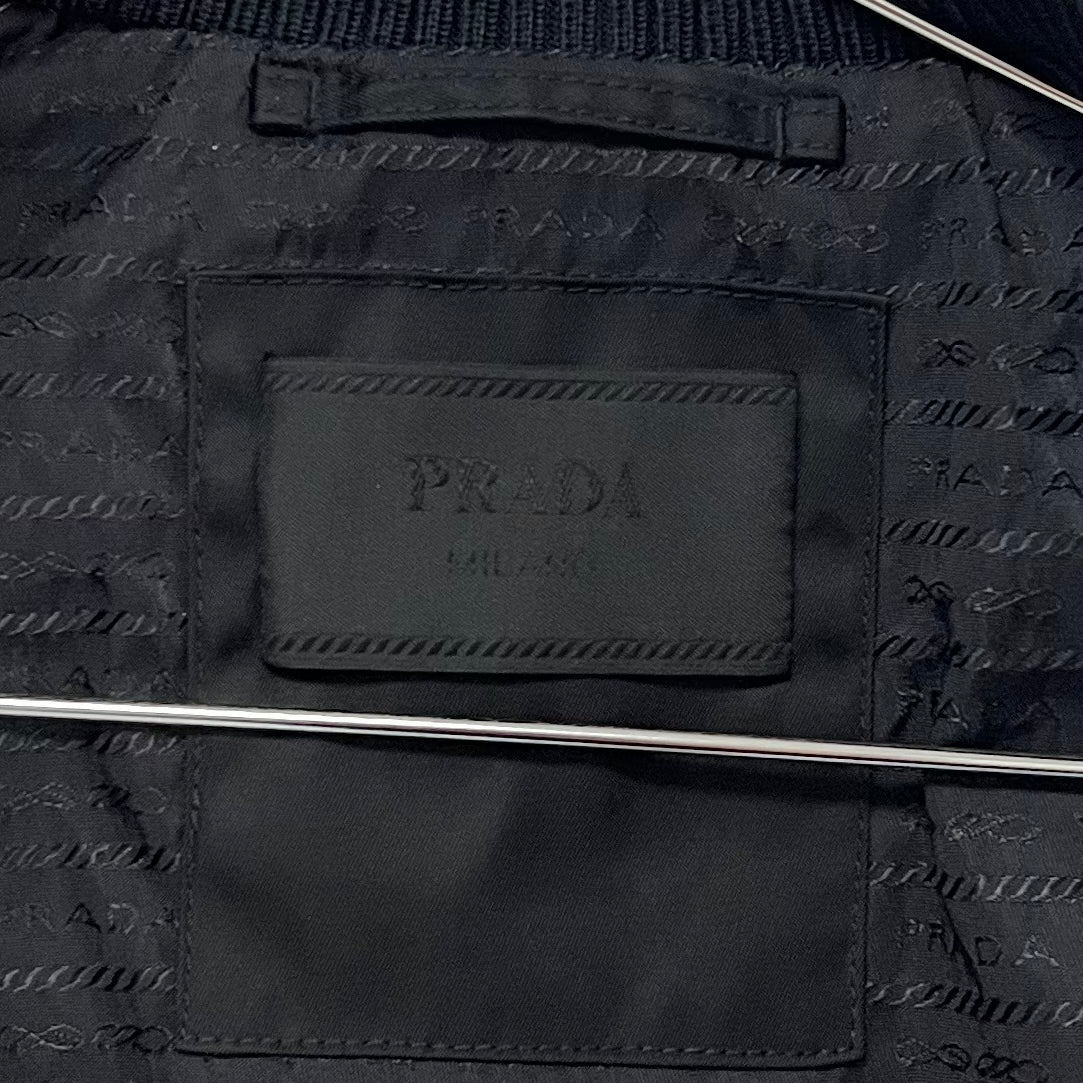 PRADA プラダ ナイロンベスト トライアングルロゴ ブラック