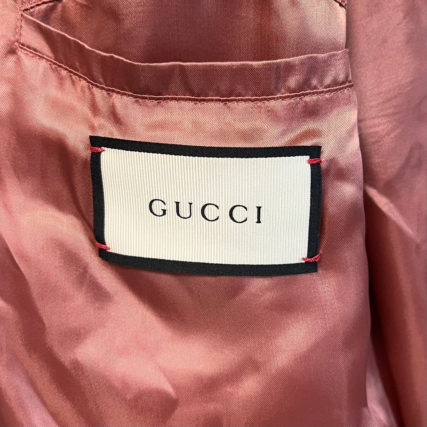 GUCCI グッチ バードオブプレイシルクボンバージャケット
