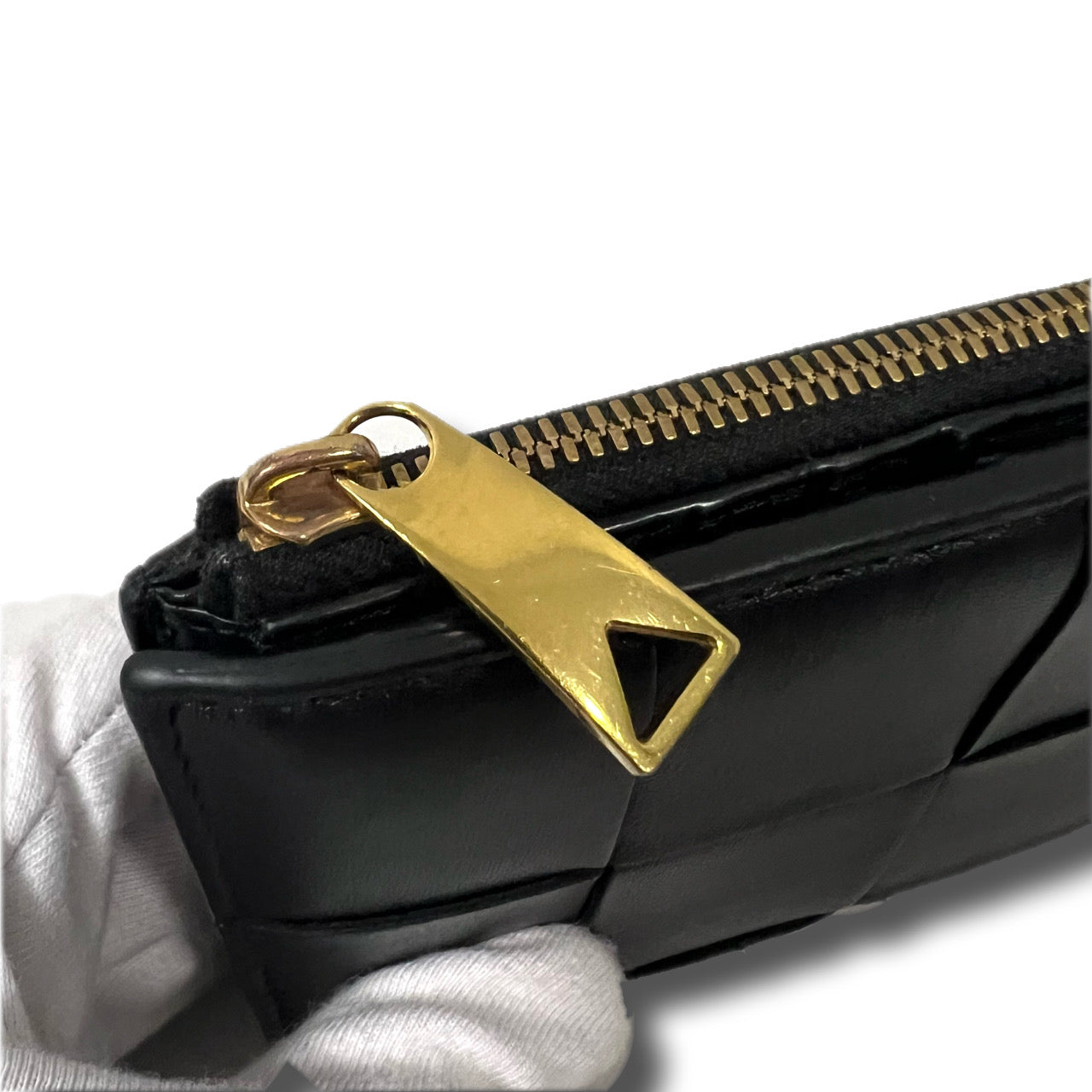 Bottega Veneta Maxi Intrecciato Folding Wallet