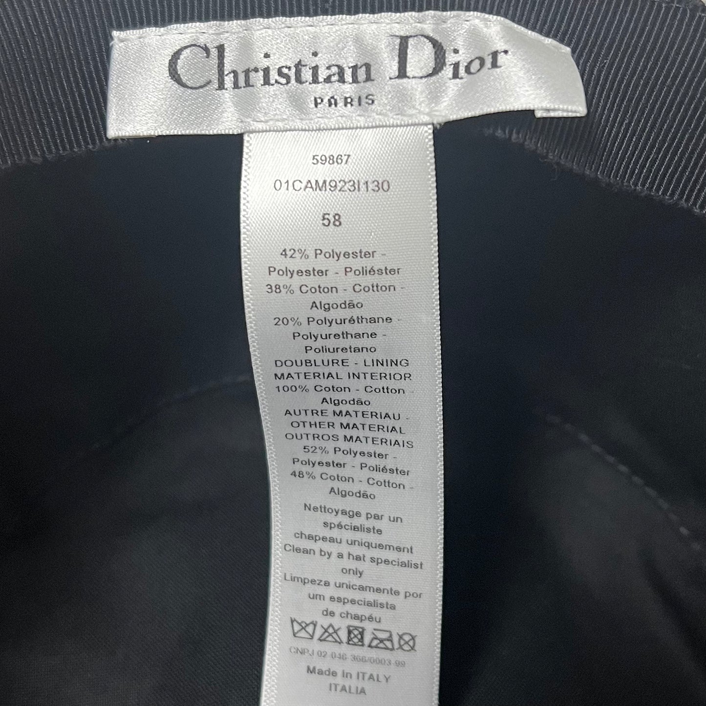 DIOR ディオール バケットハット オブリーク トロッター