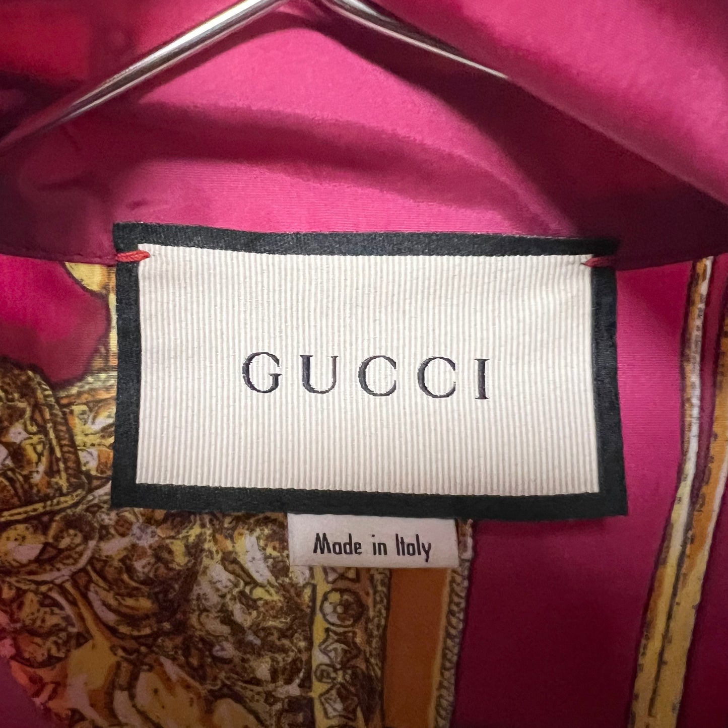 GUCCI グッチ ナイロンジャケット スカーフ柄