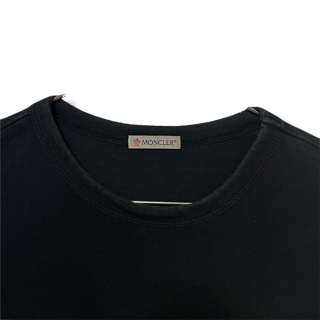 MONCLER モンクレール Tシャツ ダブルワッペン ブラック