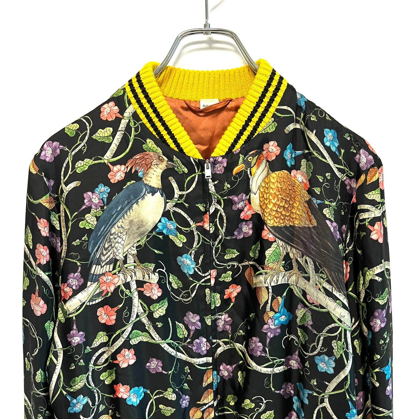 GUCCI グッチ バードオブプレイシルクボンバージャケット