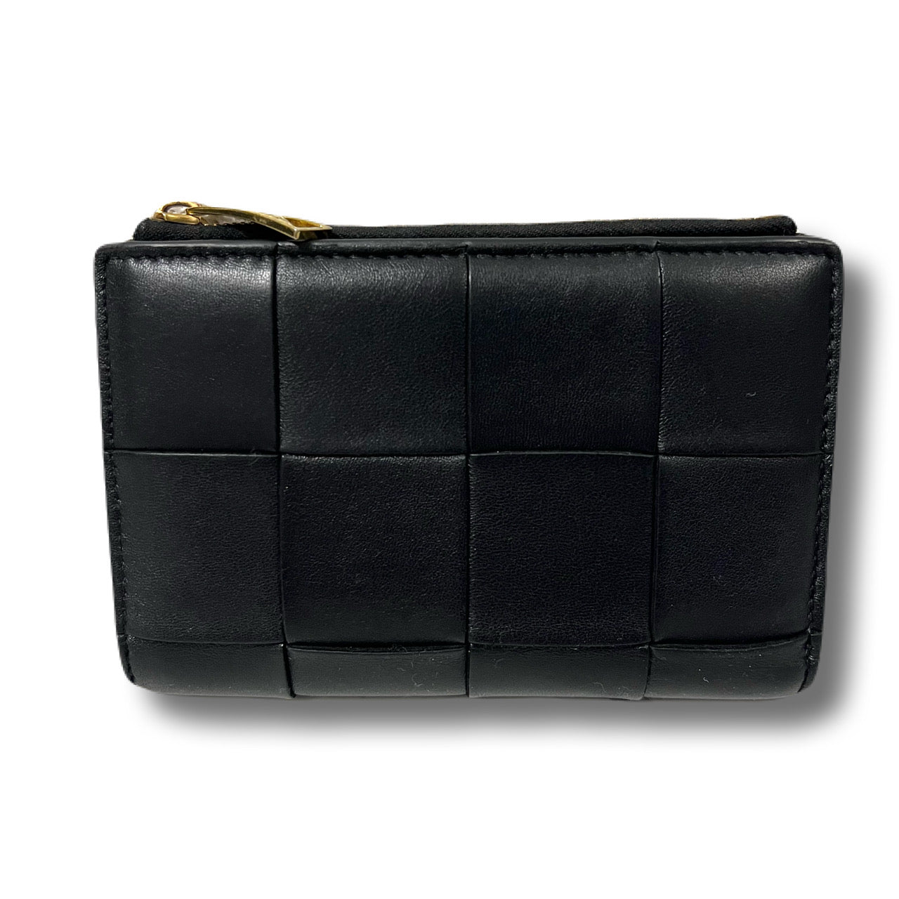 Bottega Veneta Maxi Intrecciato Folding Wallet