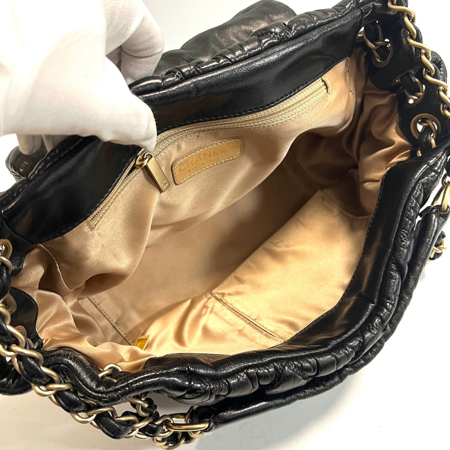 CHANEL シャネル ワンショルダーバッグ バブルキルト マトラッセ