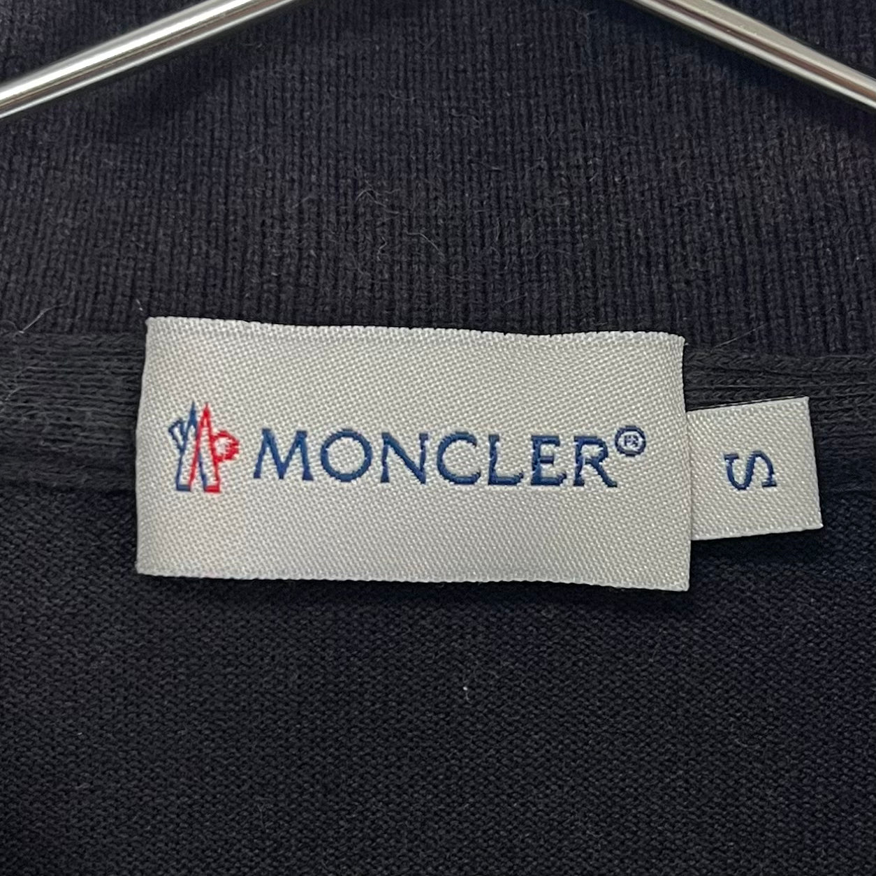 MONCLER モンクレール ポロシャツ ブラック ワッペン