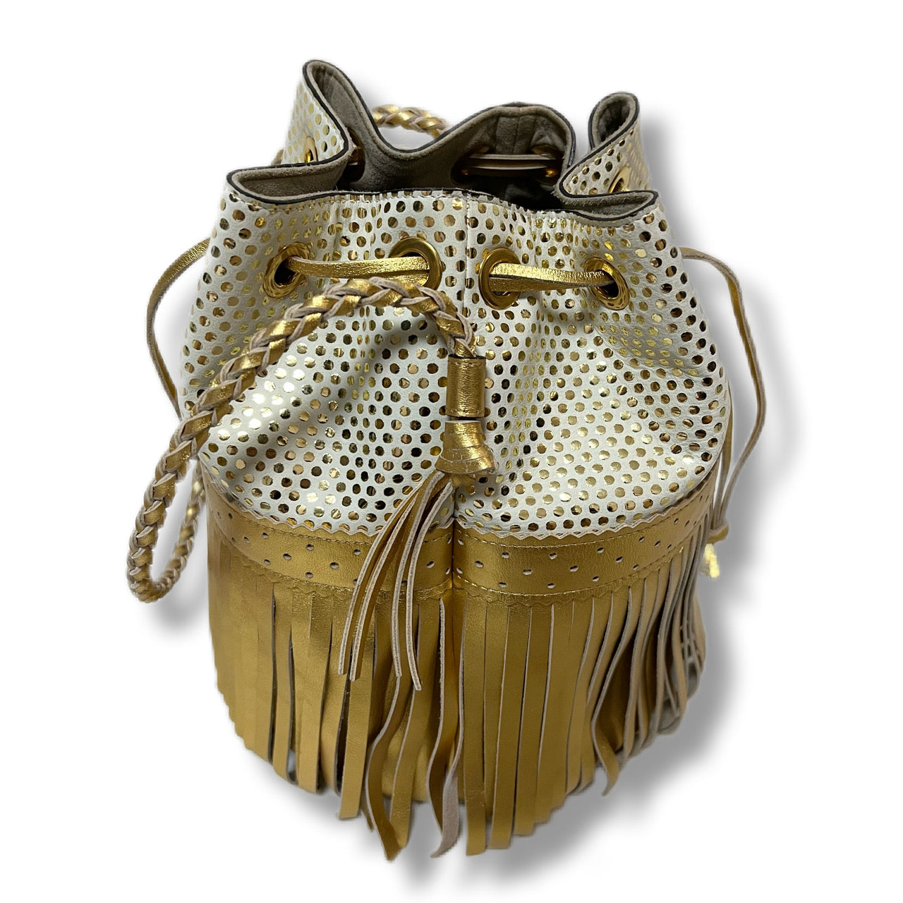 J&M DAVIDSON J&M Davidson Handbag CARNIVAL L Gold