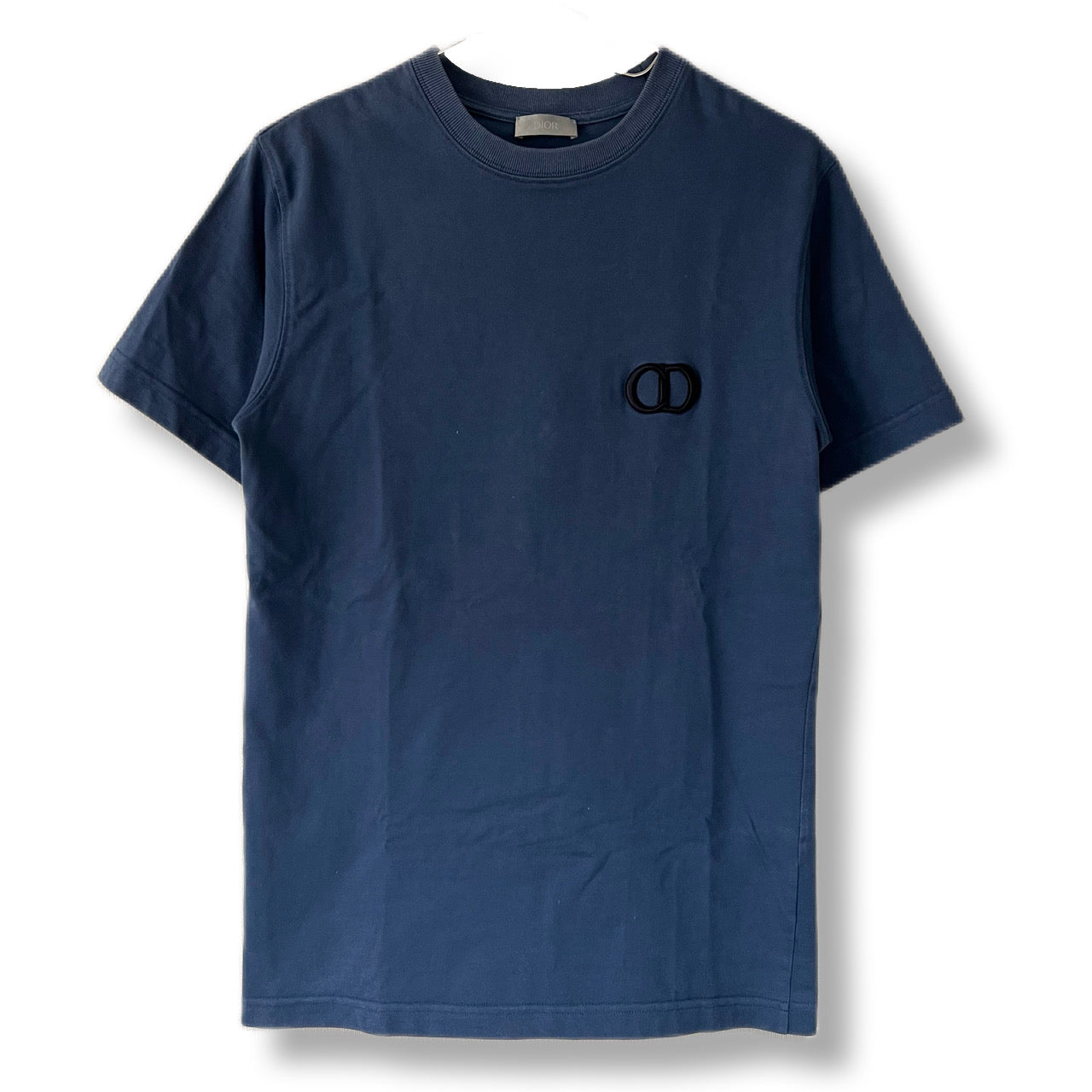 DIOR クリスチャンディオール Tシャツ ブルー 厚手 刺繍