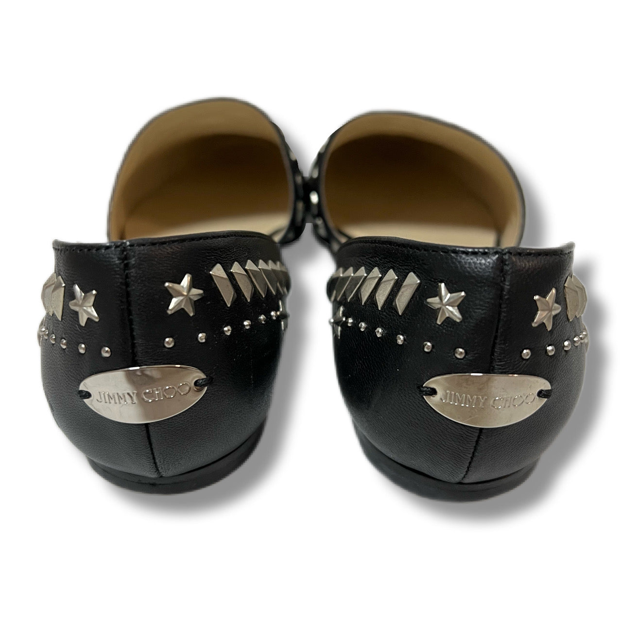 JIMMY CHOO ジミーチュウ フラットシューズ GLOBE FLAT スタッズ