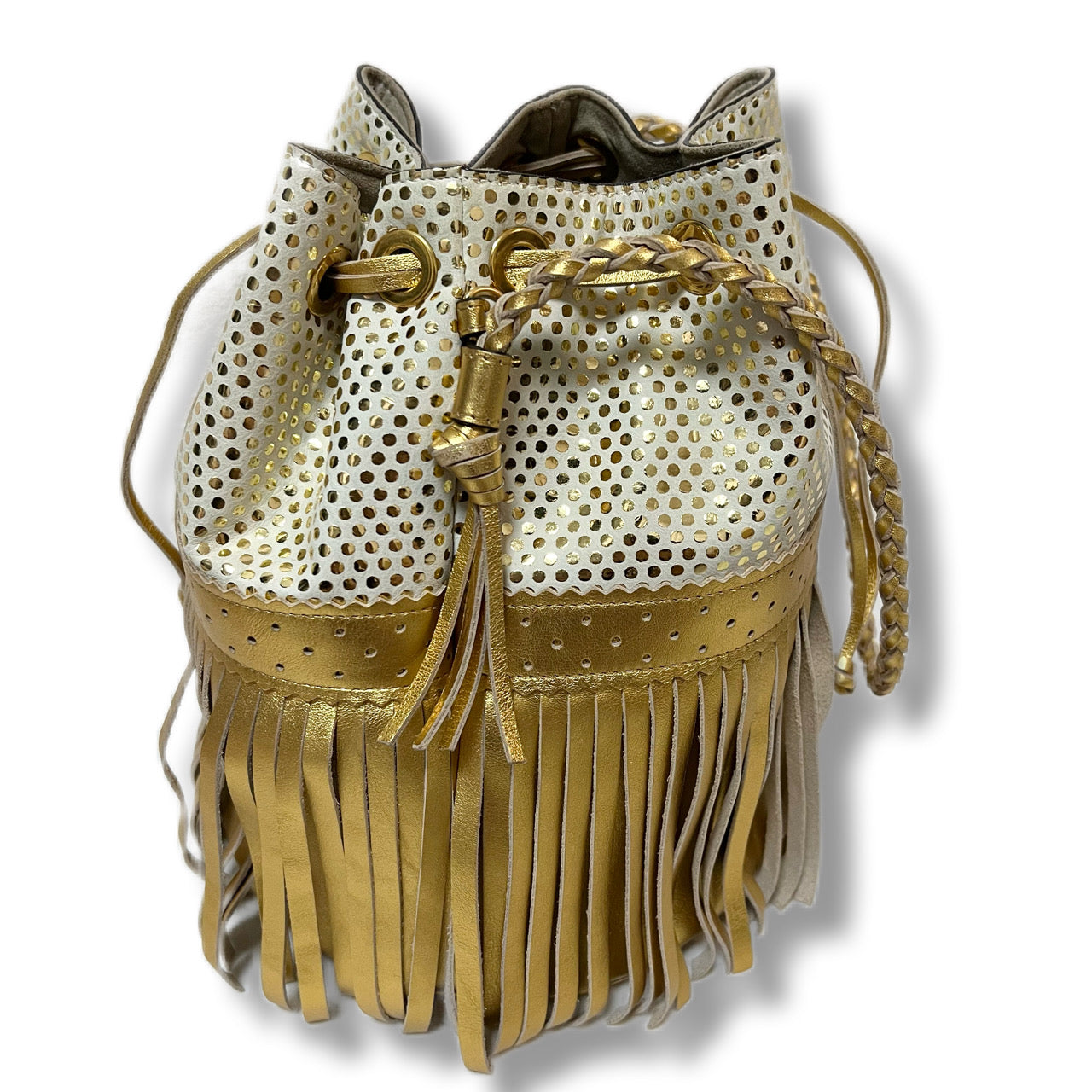 J&M DAVIDSON J&M Davidson Handbag CARNIVAL L Gold