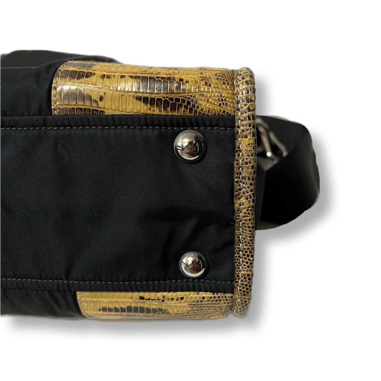 PRADA プラダ TESSUTO LIZAR ハンドバッグ ショルダーバッグ 革 ナイロン