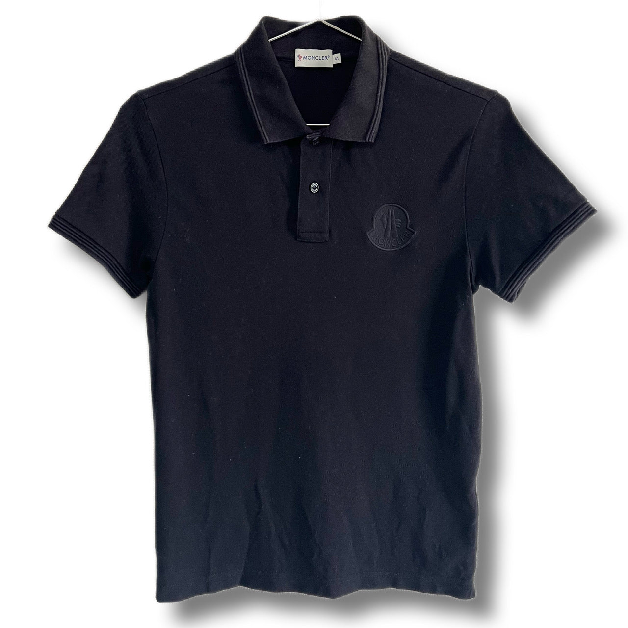MONCLER モンクレール ポロシャツ ブラック ワッペン