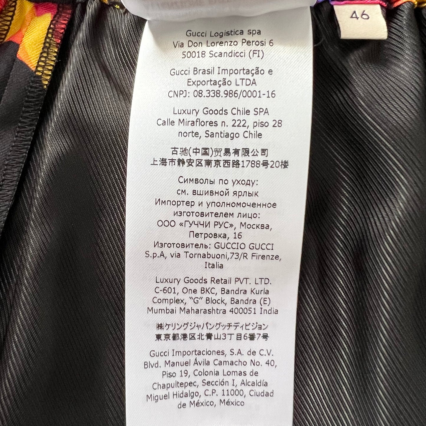 GUCCI グッチ 22ss ショートパンツ ハーフパンツ GG柄 カレイドスコープ シルク