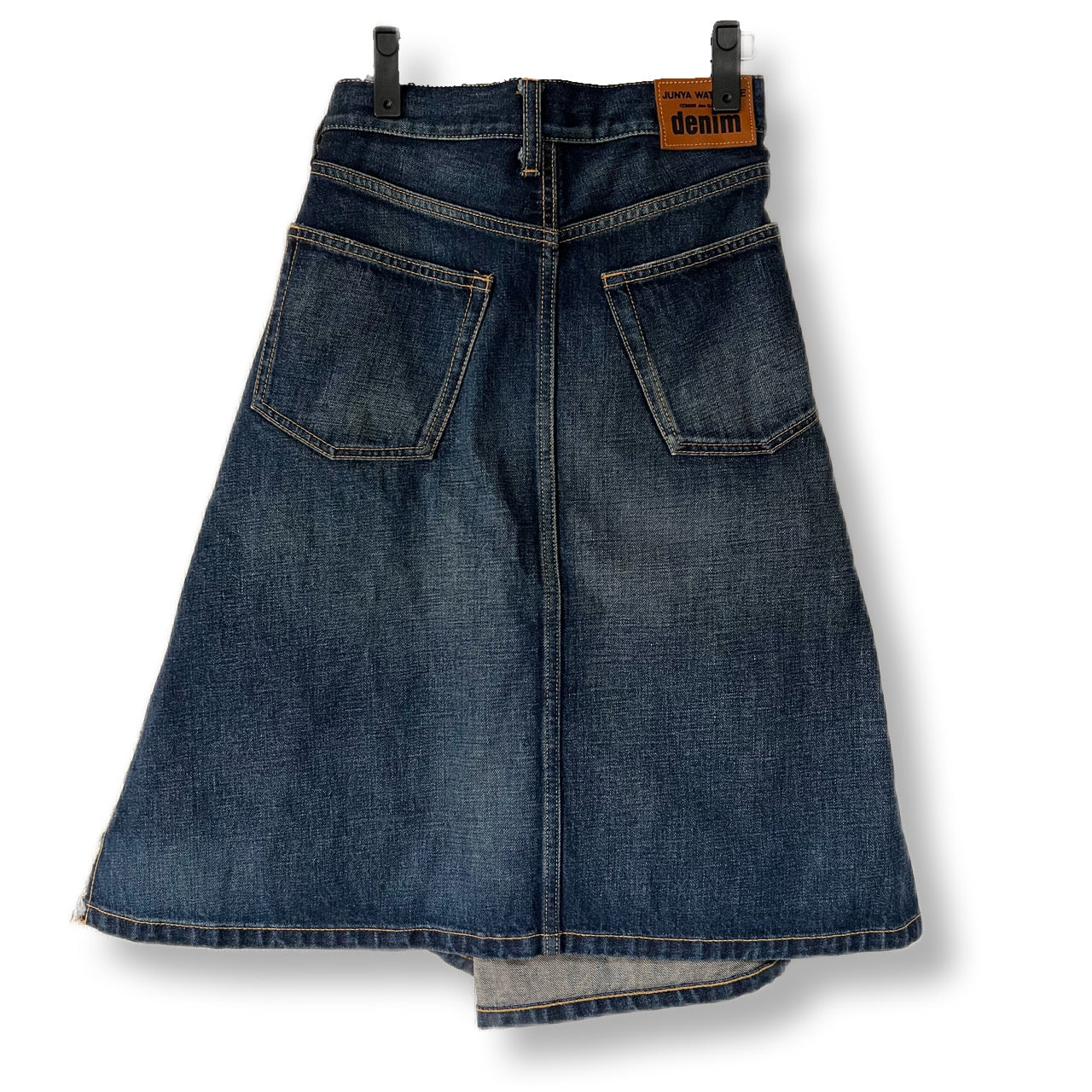 ジュンヤワタナベコムデギャルソンデニム COMME des GARCONS デニムスカート ジップ アシンメトリー