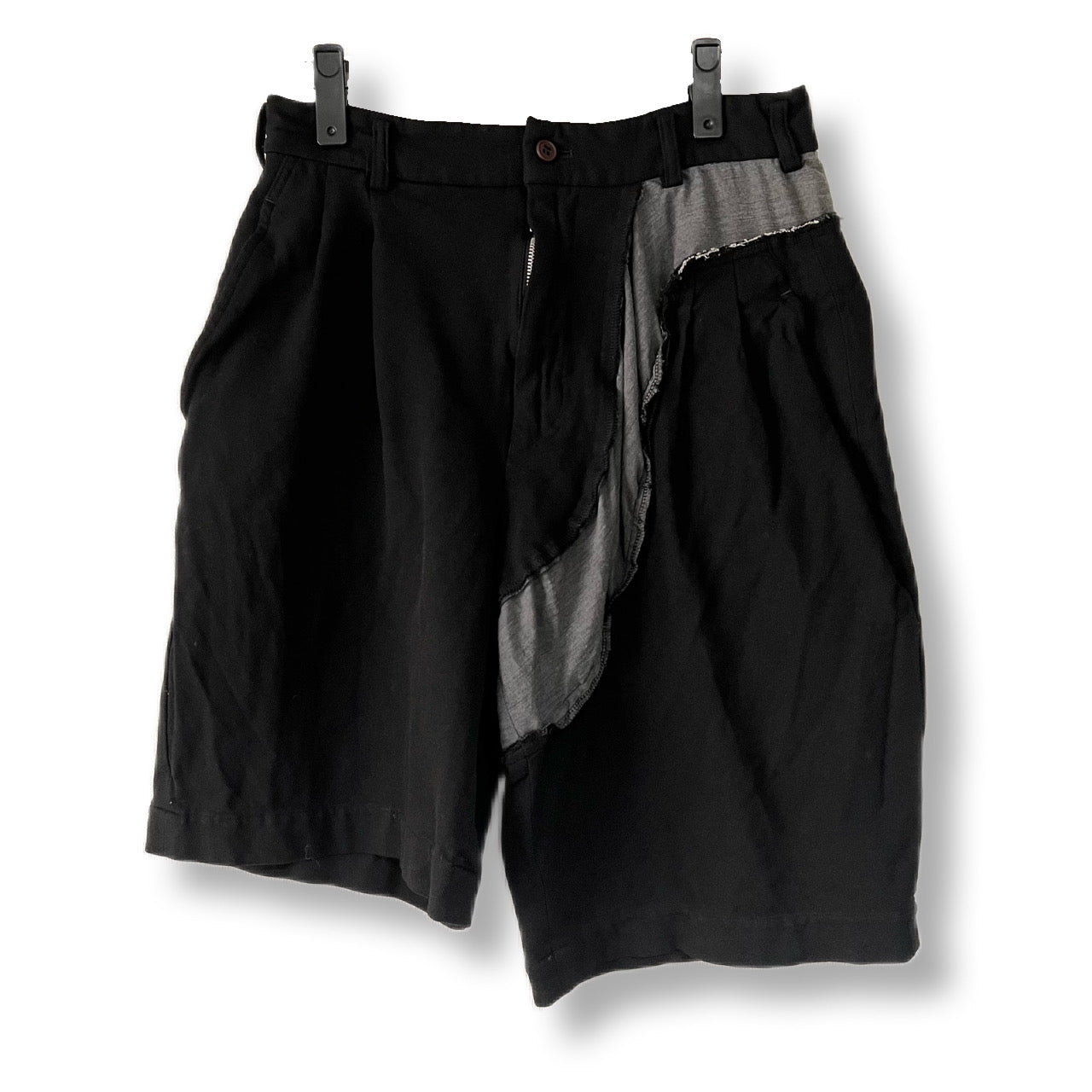 COMME des GARCONS Comme des Garcons Shorts Shorts Asymmetrical Black