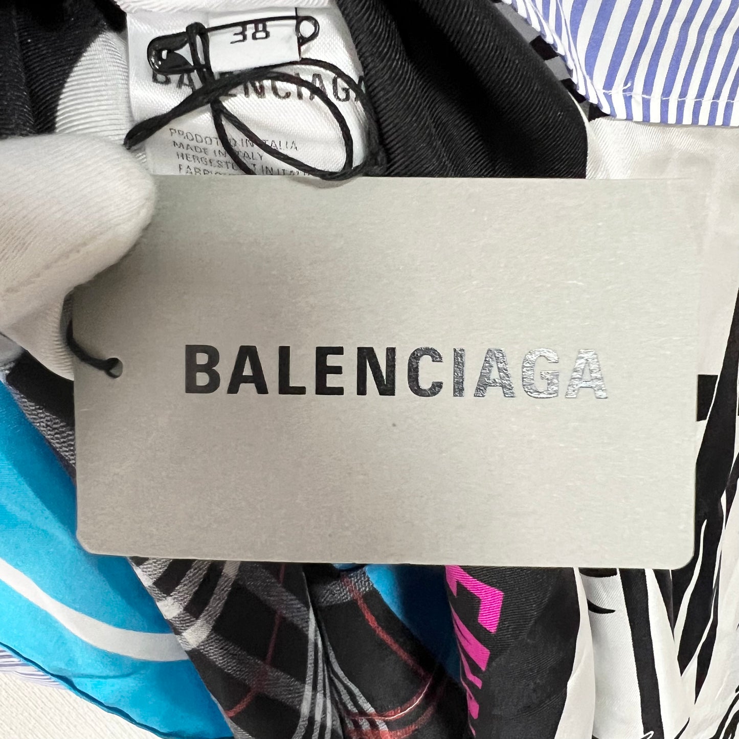 BALENCIAGA バレンシアガ 新品 半袖シャツ スカーフ
