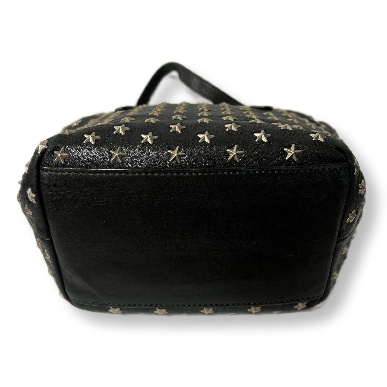 JIMMY CHOO ジミーチュウ ハンドバック レザー スタッヅ