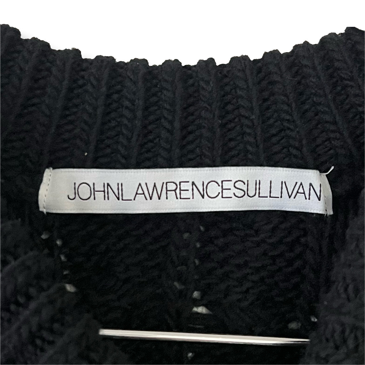 JOHN LAWRENCE SULLIVAN 22AW ジップニット ブラック