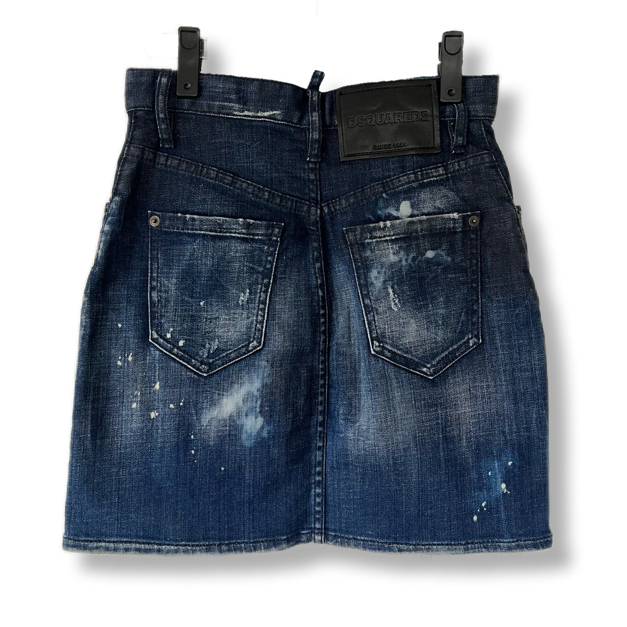 DSQUARED2 Dsquared skirt denim distressed zip
