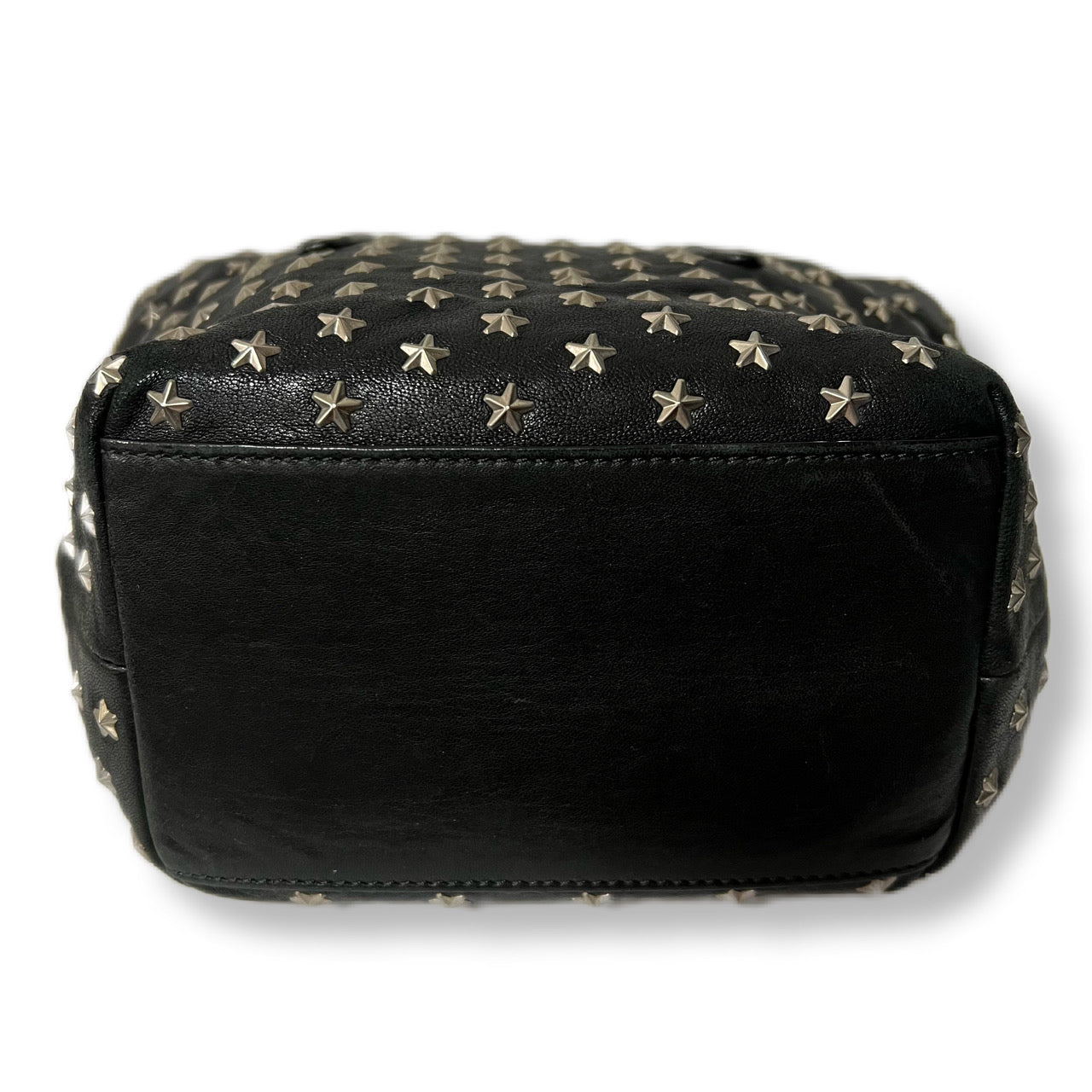 JIMMY CHOO ジミーチュウ ハンドバック レザー スタッヅ