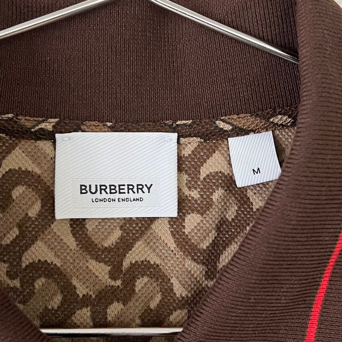 Burberry London Polo shirt in good condition, monogram